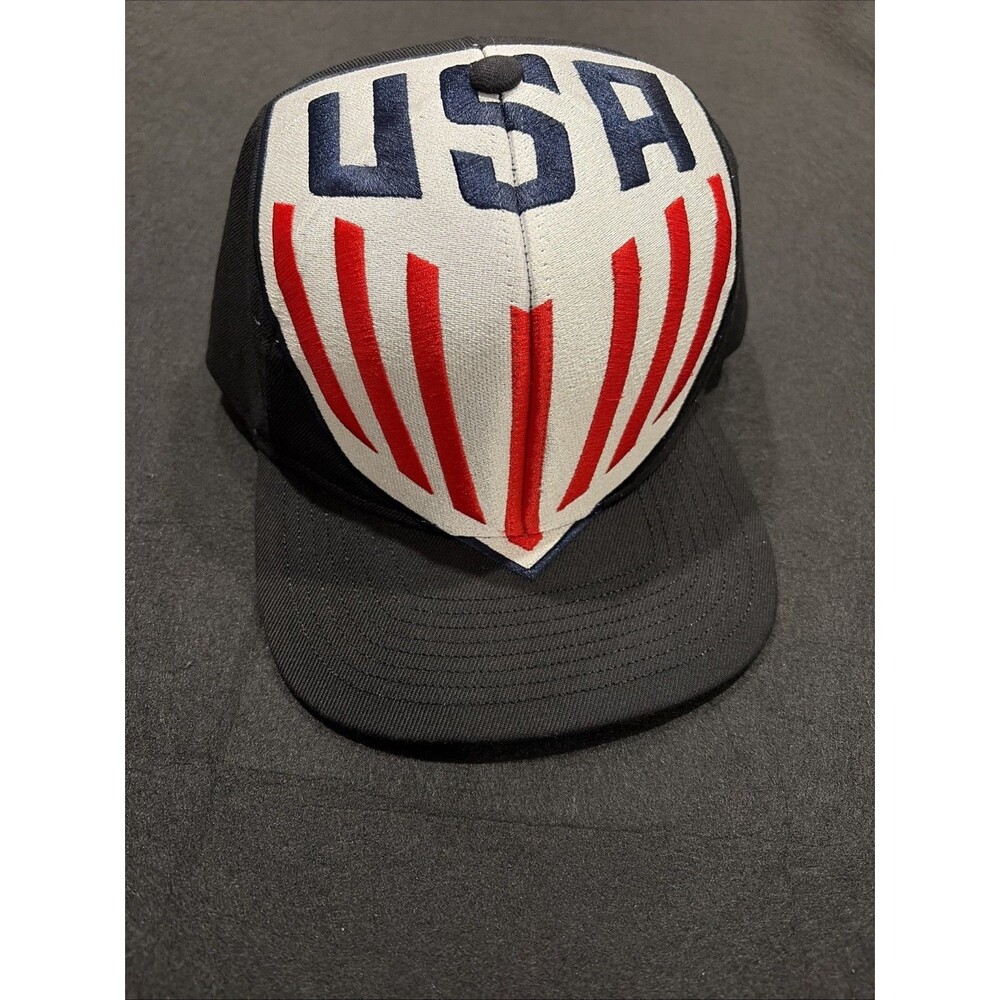 New Retro VTG U.S. Soccer USWNT Zephyr Snapback Hat Navy Adjustable USA Soccer